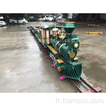 Locomotive de mini-moteur vert pour les enfants